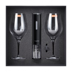 [슈피겔 아우] 와인글라스+전동 와인오프너 DM-803세트