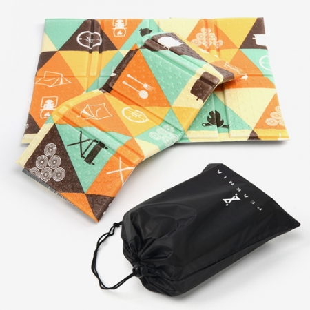 8단 코팅 접이식 등산방석 행사 기념품 깔판 (파우치 포함) #3