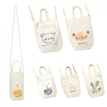 일러스트 미니 에코 크로스백 3 토트백 크로스백 겸용 #2