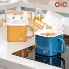 OIC 두 아 칼라 법랑 인덕션 IH 캐니스터 1.5L
