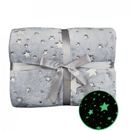 모리 타올 산호 양털 야광 별빛 담요 152x127 CCH308 #2