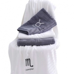 CCH108 모리타올 순면 트렌디 별자리 심플 목욕타올 400g