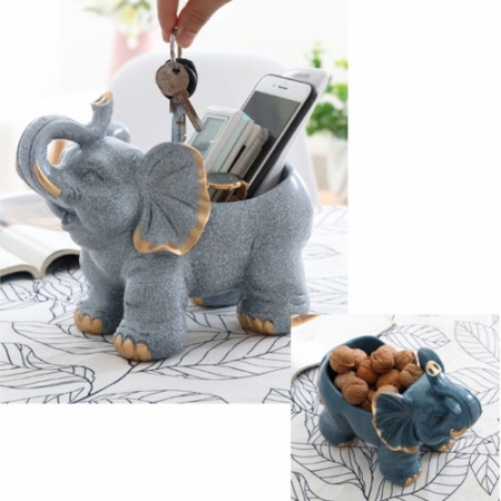 에코라이프 행운을 불러오는 코끼리 보관함 CCH041 #2