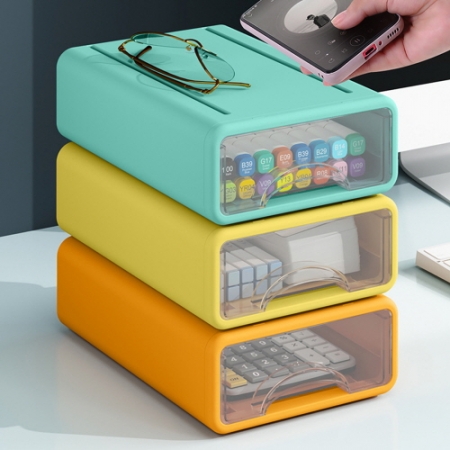 에코라이프 파스텔 3단 적재형 다용도 수납함 CCH132 #2