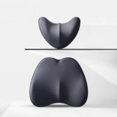 카테크 자동차 2in1 메모리폼 목쿠션 의자 쿠션 CCH050