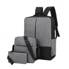 네이쳐 베이직 심플 컬러 백팩 크로스백 파우치 3종 세트 CBH988