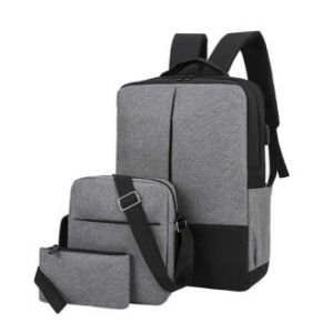 네이쳐 베이직 심플 컬러 백팩 크로스백 파우치 3종 세트 CBH988