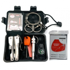 네이쳐 SOS 캠핑 등산 비상용 필수 생존 키트 CBH593