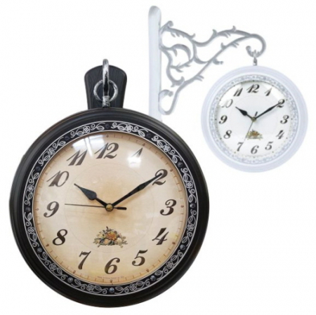 엔틱 양면 벽시계 #2