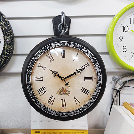 엔틱 양면 벽시계 #3