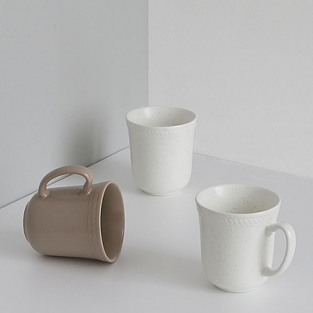 양각 매듭머그 2color #2