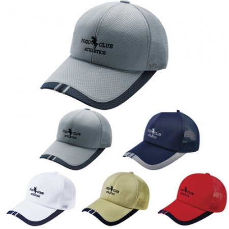 KB818 에코라이프 라인핏 삼선 폴로클럽 매쉬 캡 모자 #2