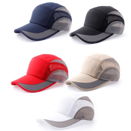 KB809 에코라이프 매쉬 투톤 기능성 무지 캡 모자 #2