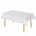 작은이미지: CD249 에코라이프 베이직 심플 격자 식탁보 pvc (137*152cm) #2