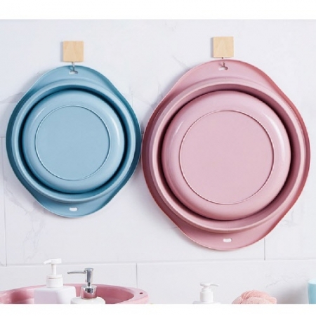 CC925 클린바스 이지 접이식 세숫대야 깔끔보관 (중) #2