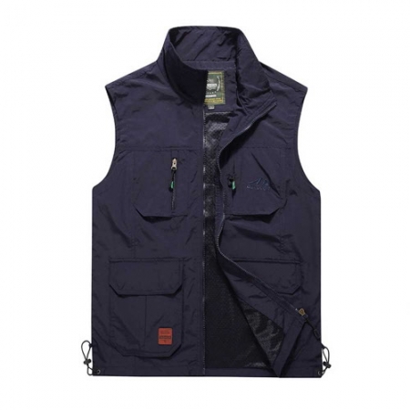 CD079 네이쳐 다용도 중장년 남성 야외 캐주얼 멀티 포켓 낚시 조끼 #2