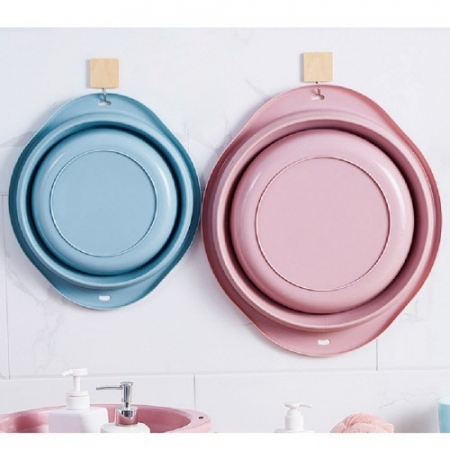 CC924 클린 바스 이지 접이식 세숫대야 깔끔 보관 (소) #3