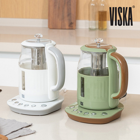 비스카 1.5L 마이키친 차망 유리 티포트 전기 주전자 #2
