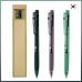 작은이미지: 유니크색상 빈티지 3색 세이프티 클립펜 볼펜 (0.38) #2
