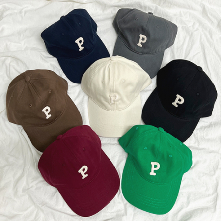 DYNN 볼캡 모자 P로고 남녀공용 커플 7컬러 #2