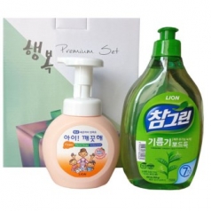 아이깨끗해 핸드워시 + 참그린 녹차 주방세제 기획 세트