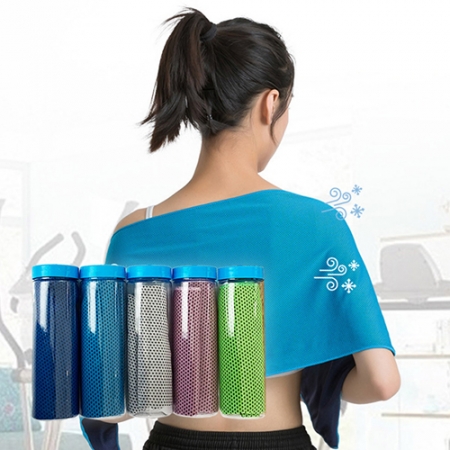 대형 기능성 스포츠 아이스 쿨타올 / 등산 수건 / 케이스 포함 #3