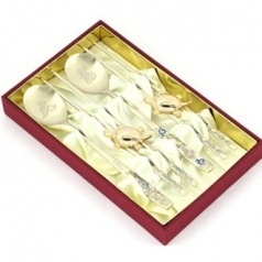 용맹 티타늄 거북 부부 수저세트