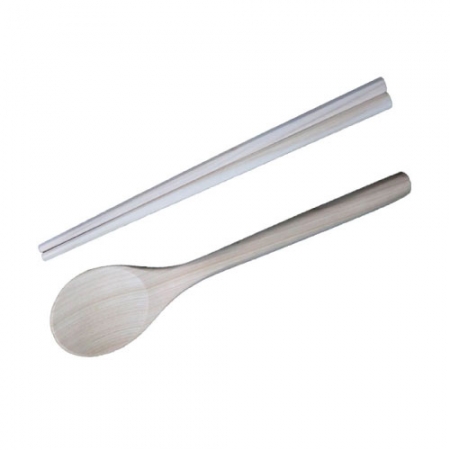 편백 나무 수저세트 #2