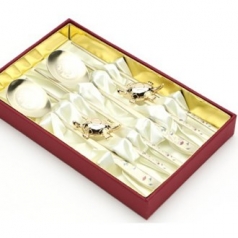 노송 티타늄 거북부부 수저세트, 2인세트