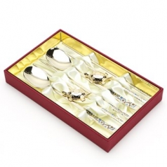 마마 티타늄 거북 부부 수저 세트