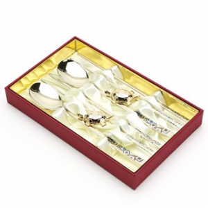 마마 티타늄 거북 부부 수저 세트