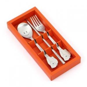 백곰 아동 3종 세트, 숟가락 + 젓가락 + 포크