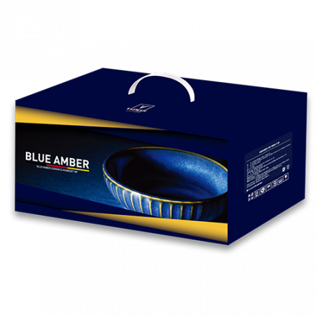 바이마르 블루엠버 요변자기 접시 그릇 홈세트 14P #5