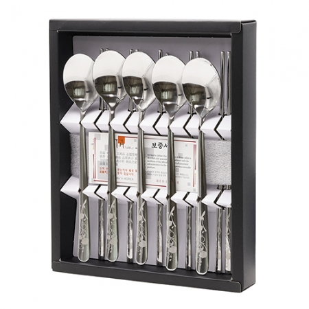 백장미 5벌 수저세트 #2