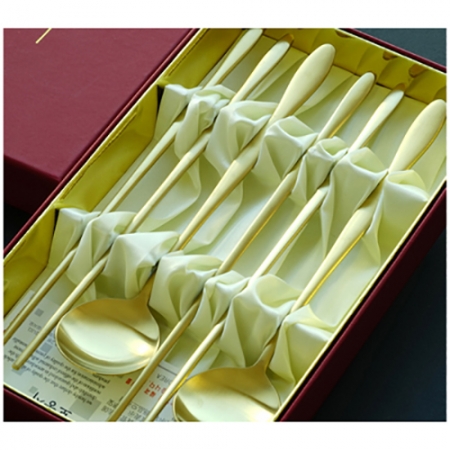 코코 골드 부부 수저세트 #2