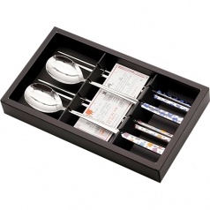 네모 부부 수저 세트