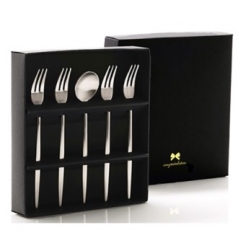 폴리 무광 실버 수능 포크 선물세트