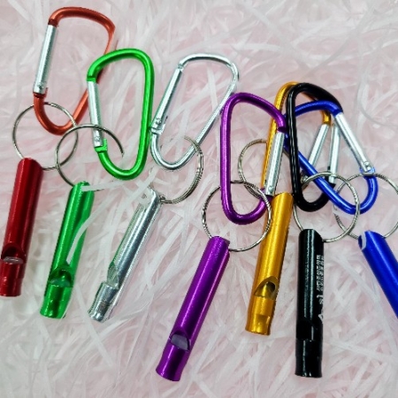 칼라 원형 호루라기 휘슬, 피리 호신경보기 #4