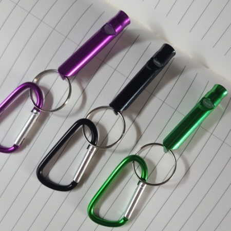 칼라 원형 휘슬 호루라기 등산고리 호신 경보기 #3