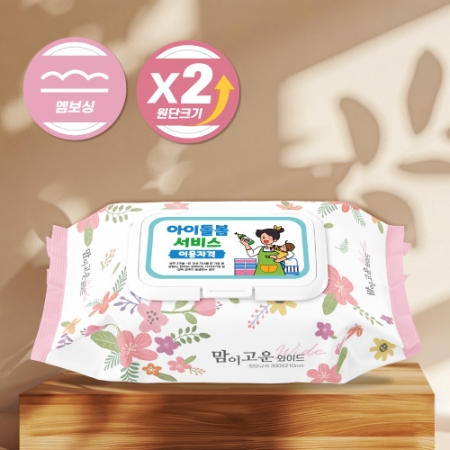 맘이고운 와이드 대형 물티슈 30매(엠보싱) #2