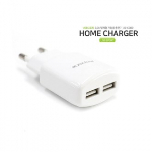 애니존 가정용 충전기 USB 2포트 2.0 일체형 AZ-CG09