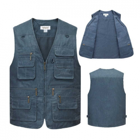 CD068 네이쳐 빈티지 캐주얼 야외 여행용낚시 조끼 #2