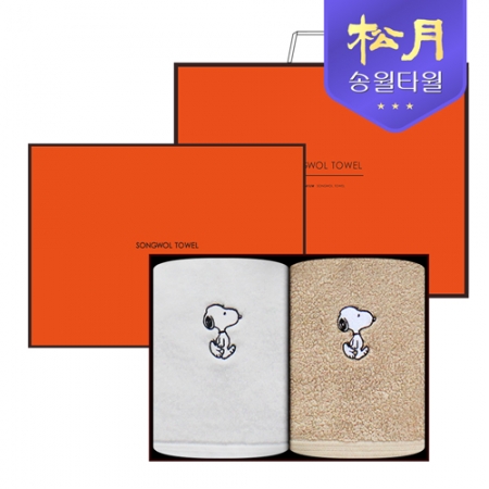[송월타올] 스누피 리버40 타올 140G 2P 세트 #2