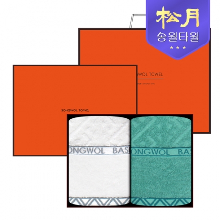 [송월타올]베이직 에스닉40 타올 140G 2P 세트 #2