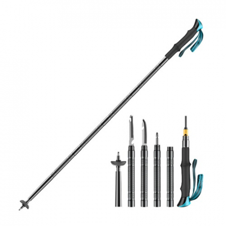 CD531 네이쳐 다기능 접이식 알루미늄 합금 캠핑 등산 스틱 #2