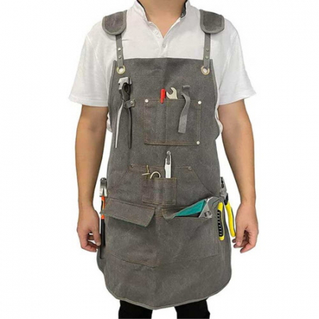 CD187 에코라이프 다용도 포켓 앞치마 캔버스 작업용 #2