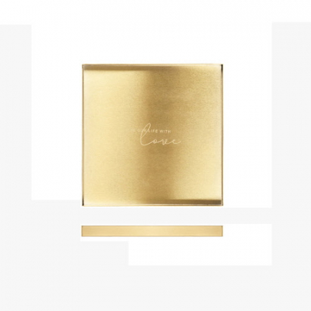 CD457 EL 골드 스테인리스 수납 트레이 (정사각형) #2