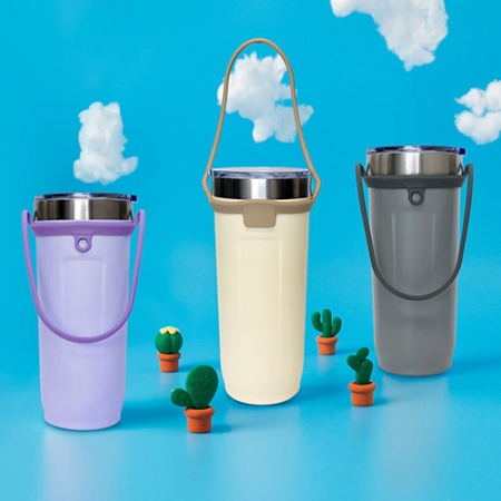 쿠팸-C6 실리콘핸들 스테인리스 텀블러 710ml #6