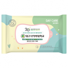 녹색인증 데이케어생분해 물티슈10매 FSC인증