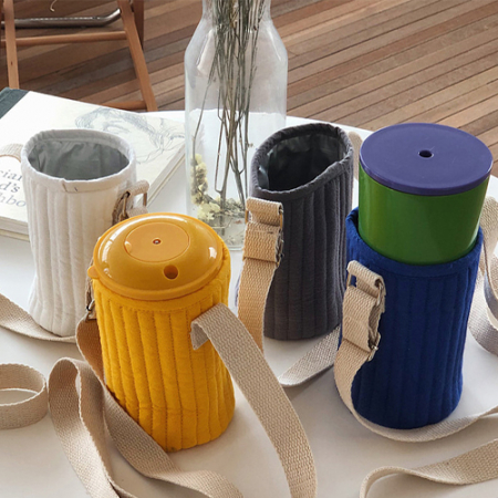 드링크 크로스 에코백 물병 파우치 #2